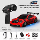CARRO RC HSTAR D24-03 1:24 — DRIFT 4WD COM GIROSCÓPIO