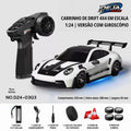 CARRO RC HSTAR D24-03 1:24 — DRIFT 4WD COM GIROSCÓPIO